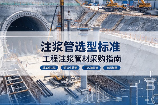 梨树注浆管选型标准