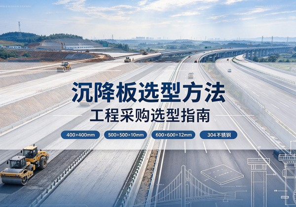 梨树沉降板选择方法